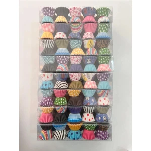370 Adet Lokmalık Mini Boy Karışık Desen Muffin Cupcake Kalıbı Truff Çikolata Kağıdı 4,5X2,5X2CM