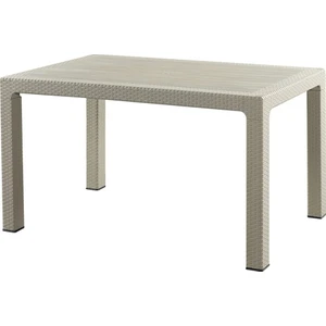 Rattan Masa 70X120 Sabit Masa - Bahçe Balkon Teras 1. Kalite Orta Boy