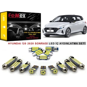Hyundai I20 2021 Parlak Beyaz Iç Aydınlatma Ampul Seti