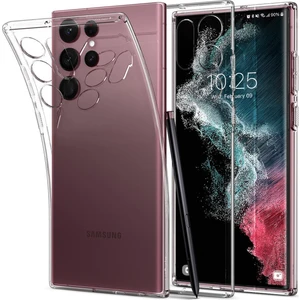 Bilişim Aksesuar Samsung Galaxy S22 Ultra Kılıf Süper Şeffaf Silikon