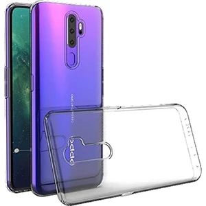 Bilişim Aksesuar Oppo A5 2020 Kılıf Süper Şeffaf Silikon