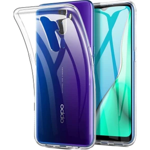 Bilişim Aksesuar Oppo A9 2020 Kılıf Süper Şeffaf Silikon