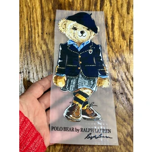 Gönülden Tasarım 23X10 CM ÜTÜ İLE YAPIŞAN ÜNİFORMALI AYI TRANSFER BASKI ARMA YAMA