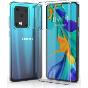 Bilişim Aksesuar Samsung Galaxy S20 Ultra Kılıf Süper Şeffaf Silikon