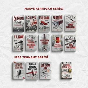 Jane Casey - 14 Kitaplık Mega Polisiye Seti