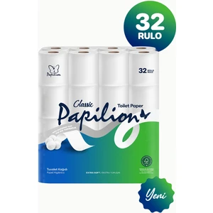 Classic Tuvalet Kağıdı 2 Katlı Ekstra Yumuşak 32 Rulo