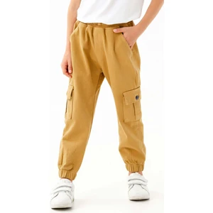 Gold Class Kidswear Lastikli Bel ve Paça Kargo Cepli Jogger Erkek Çocuk Pantolon