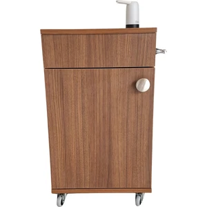 Baybil Media Mobil Seyyar Lavabo L10 Ahşap Desen