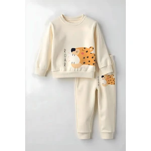 Premium Roar Kaplan Baskılı Alt Üst Çocuk Takım 22047