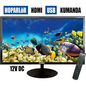 Rose 19" TV-Monitör Uydu Alıcısı Askı Aparatı 49 Ekran 12V Full HD Karavan - Tekne