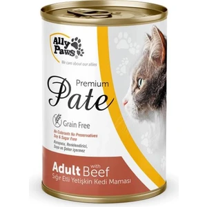 Allypaws Pate Sığır Etli Kedi Konserve 400 Gr.
