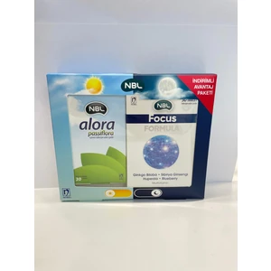 Nbl Alora Passiflora 30 Tablet + Nbl Focus Formula 30 Tablet Avantaj Paketi