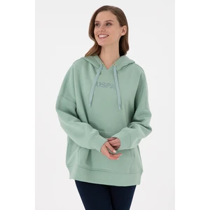 U.S. Polo Assn. Kadın Su Yeşili Sweatshirt 50292370-VR048