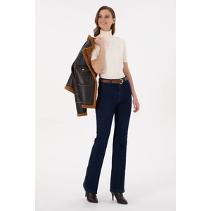 U.S. Polo Assn. Kadın Koyu Mavi Pantolon (Jean) 50293260-DN0023