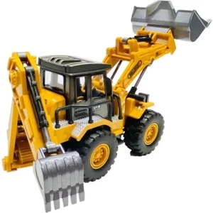 Brother Toys Oyuncak Buldozer Metal Kepçe Çift Taraflı Iş Makinası 32 Cm.