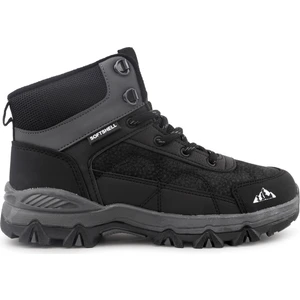 Alfa Siyah Kauçuk Taban Softshell Outdoor Erkek Çocuk Bot