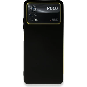 Bilişim Aksesuar Xiaomi Poco X4 Pro 5g Yumuşak Silikon Kılıf - Siyah