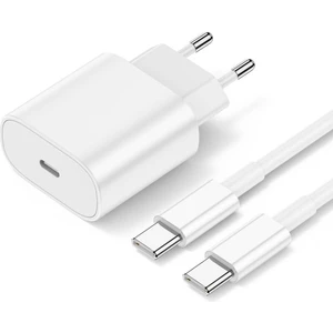 Apple Uyumlu 15/16 Pro Yeni Nesil Usb-C To Usb-C Girişli 25WATT Hızlı Adaptör Kablo