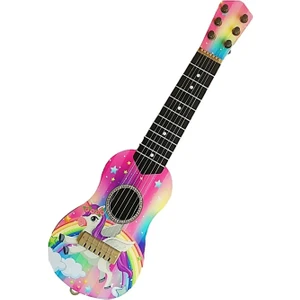 Brother Toys Pembe Oyuncak 6 Telli Ispanyol Gitar Unicorn My Little Pony Desenli 50 Cm. Okul Gösteri