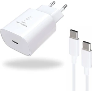 Samsung Uyumlu 45WATT Type-C To Type-C Hızlı Şarj Aleti Cihazı 2m Data Kablo