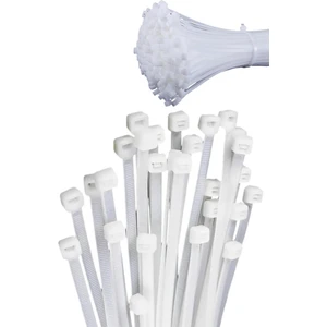 Beyaz Plastik Cırt Kelepçe Kablo Klipsi 3.5x 370 mm Uzunluk 37 cm (Plastik EŞYA)100 Adet