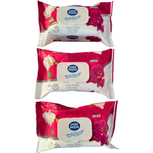 Islak Havlu 90'lı Orkide Kokulu 3 Adet