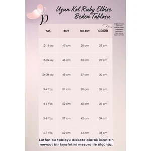 Parla Kids Kız Çocuk Ruby Siyah Uzun Kollu Dantel Detaylı Fırfırlı Elbise