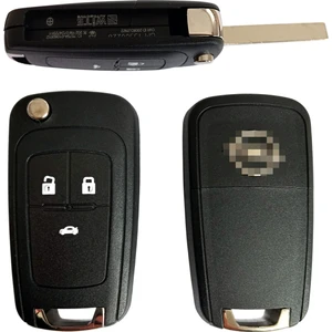 Kasey Yedek Parça Aksesuar Opel Astra J 2009-2015 Uyumlu Anahtar Kabı Kumanda Kabı Oto Anahtarlık Vidalı Logolu