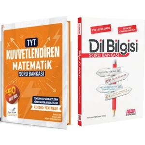 Aktif Öğrenme Yayınları TYT Matematik Kuvvetlendiren ve Dil Bilgisi Soru Bankası Seti 2 Kitap