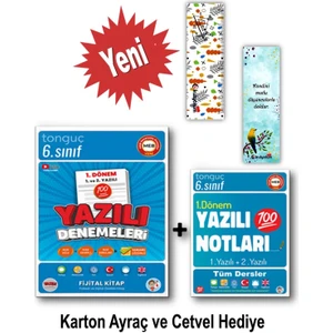 Tonguç Akademi 6. Sınıf 1. Dönem Yazılı Notları ve Denemeleri