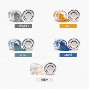 Sedefli Toz Pigment Seti 5 Renk