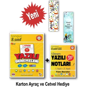 Tonguç Akademi 8. Sınıf 1. Dönem Yazılı Notları ve Denemeleri