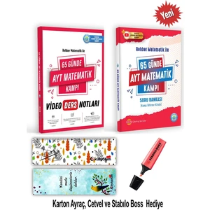65 Günde Ayt Matematik Kampı ve Video Ders Notları 2 Kitap Set