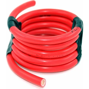 Bakır Akü Kablosu 1 Metre 10MM KIRMIZI