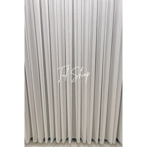 Evihtiyaclarım By ioc Yeni Sezon Ütü Istemez Ağır Sade Tok Sakarya Model 1/3 Sık Pileli Tül Perde