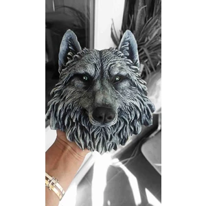 Hediyelik Dekoratif Duvar Kurt Kafası