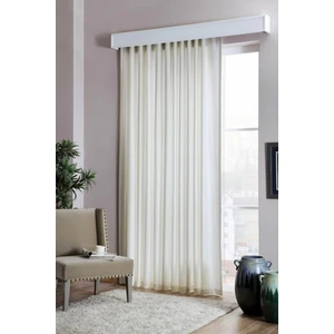 Saten Güneşlik Perde Kırık Beyaz - Ekru (En x boy)