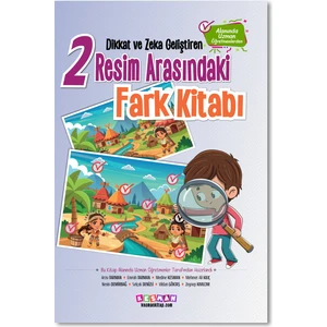 Kesman Kitap İki Resim Arasındaki Fark Kitabı (Dikkat ve Zeka Geliştiren 2 Resim Arasındaki Fark Bulma)