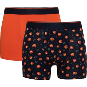 Regular Fit Top Baskılı 2'li Boxer Z6145AZNS