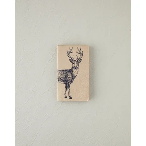 Cute Deer Kağıt 12'li Kağıt Peçete  Siyah