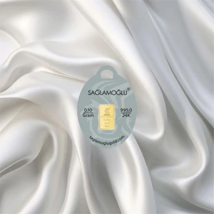 LEVA GOLD 0.10 gr 24 Ayar Sağlamoğlu Gram Altın