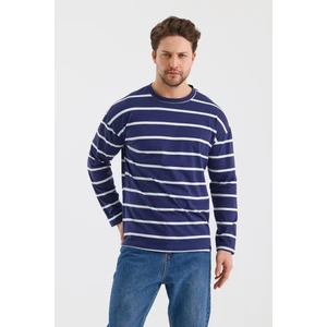 Alexander Gardi Çizgili Regular Fit Sweatshırt (E2400158)