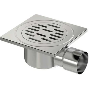 Yer Sifon Ø70 20*20 cm Pas. Göv & Izgara Yan