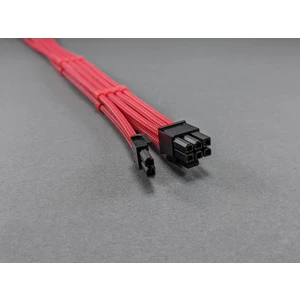 mm 6+2 Pin Ekran Kartı Uzatma Kablosu - Kırmızı Sleeved