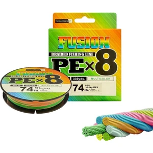 Naniwaosakashi Fusion 8x 300 mt Multicolor 0.16MM / 14.8 kg