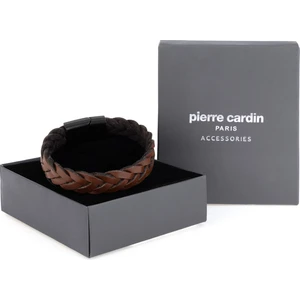 Pierre Cardin Erkek Kahverengi Deri Bileklik 50306613-400