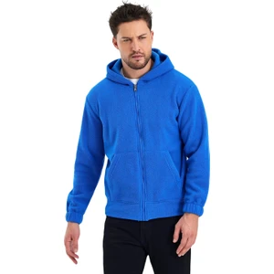 Erkek Polar Fermuarlı Kolu Lastikli Sweat
