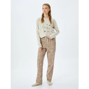 Pamuklu Baskılı Pijama Takımı