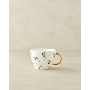 English Home Joyful Christmas New Bone China Kupa 430 ml Kırmızı - Yeşil