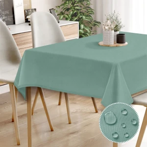 Canvas Sıvı Geçirmez Leke Tutmaz Masa Örtüsü